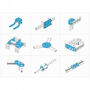 Ресурсный набор Bracket Robot Pack-Blue