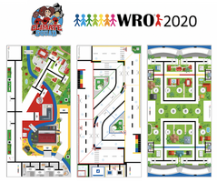 Комплект баннеров основной категории WRO 2020.