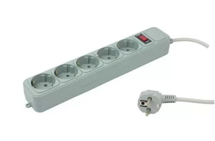 Сетевой фильтр PC PET AP01006-3-G, 3м, серый