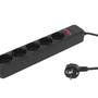 Сетевой фильтр PC PET AP01006-5-B, 5м, черный