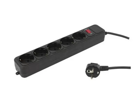 Сетевой фильтр PC PET AP01006-5-B, 5м, черный