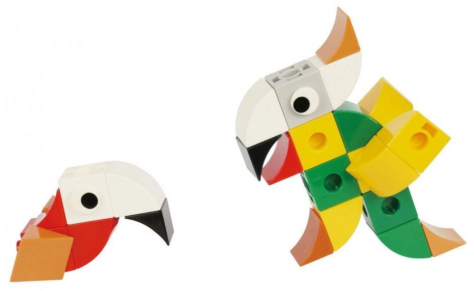 Набор для конструирования WORLD LIFE - PARROT /Животный мир - Попугай, 3+