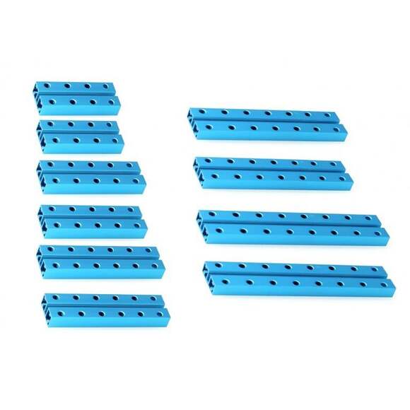 Ресурсный набор коротких металлических планок Short Beam 0824  Robot Pack-Blue / Makeblock