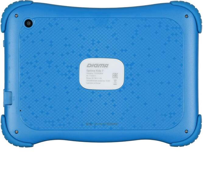 Детский планшет DIGMA Optima Kids 7,  1GB, 16GB, Android 8.1 голубой [ts7203rw1]