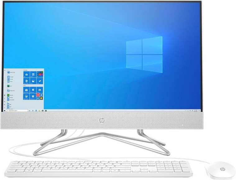 Моноблок HP 24-df0126ur, 23.8", AMD Ryzen 3 3250U, 8ГБ, 256ГБ SSD,  AMD Radeon Graphics, Windows 10 