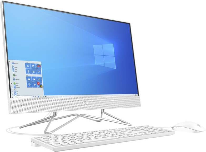 Моноблок HP 24-df0126ur, 23.8", AMD Ryzen 3 3250U, 8ГБ, 256ГБ SSD,  AMD Radeon Graphics, Windows 10 