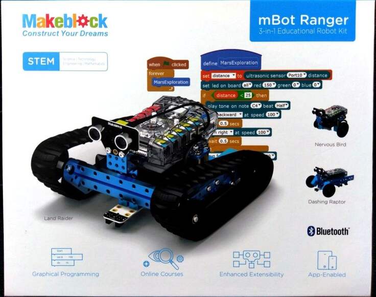 Базовый робототехнический набор mBot Ranger Robot Kit (Bluetooth Version) / Makeblock