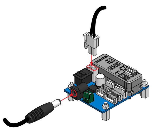 Преобразователь интерфейса U2D2 Power Hub Board