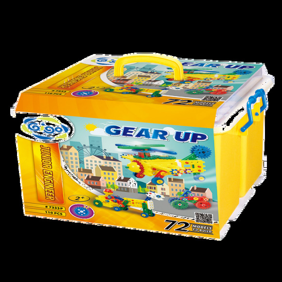 Юный инженер JUNIOR ENGINEER- GEAR UP  110 PCS/SET / Юный инженер - волшебные шестерни 2, 2+
