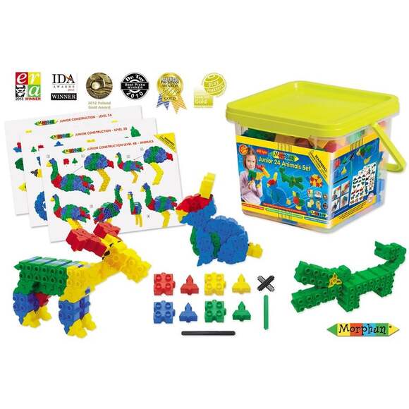 Конструктор Morphun Junior 24 Animals Set «Животные», 4+