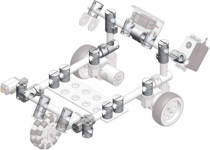 Трубы 80 мм TETRIX MAX (2 шт в упаковке)