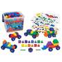 Конструктор Morphun Junior Starter Rainbow 12 Vehicles Set «Машины Радуга», 140 деталей, 4+