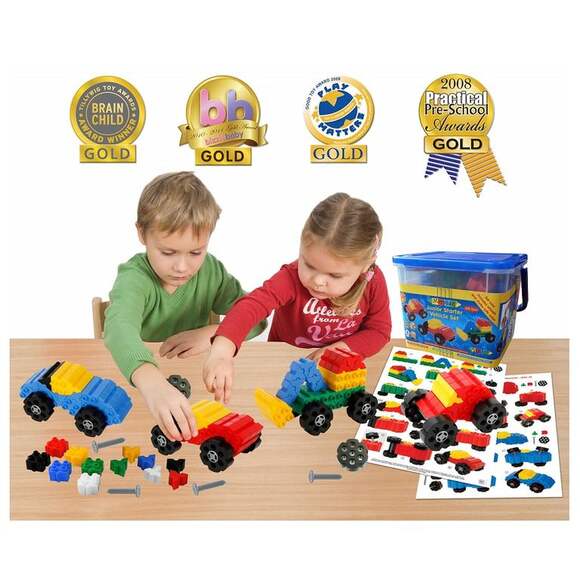 Конструктор Morphun Junior Starter Vehicle Set «Машины», 3+