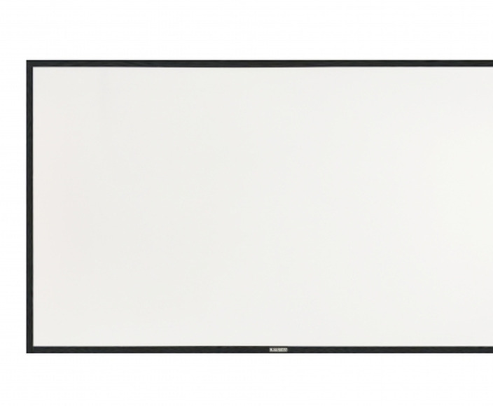 Экран на тонкой раме Kauber Frame Lite Velvet Cinema 154" 16:9 White Ice, область просмотра 340x191 