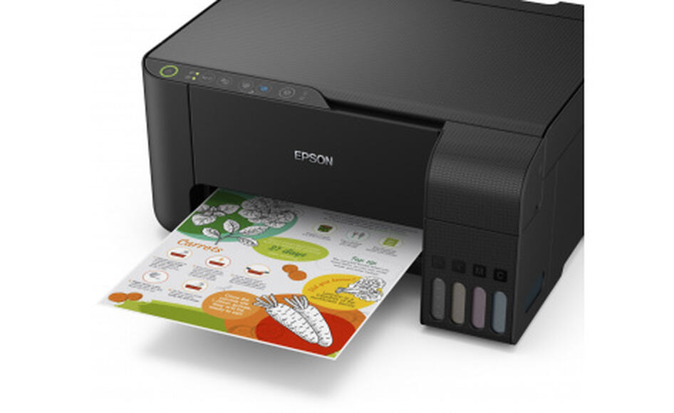 МФУ струйный EPSON L3150, A4, цветной, струйный, черный [c11cg86409]