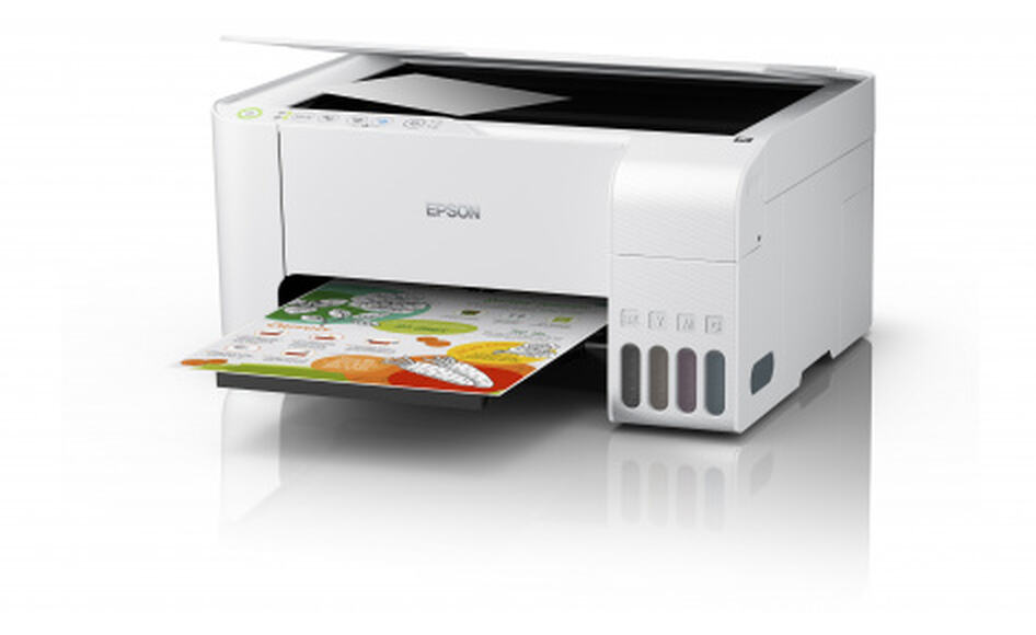 МФУ струйный EPSON L3156, A4, цветной, струйный, белый [c11cg86412]