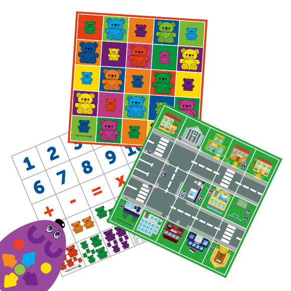 RM3001 Тематическое поле "Дом","Космос","Остров"  (3 элемента)