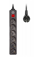 Сетевой фильтр BURO 600SH-5-B, 5м, черный