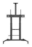 Стойка Digis DSM-P1106CH мобильная для ТВ 55"-100" до 100 кг, VESA до 1000x600мм, наклон -15°/+5°, б