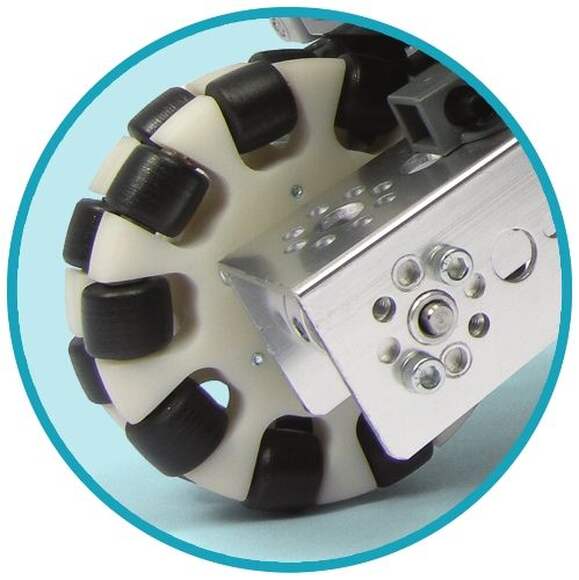 36466 Комплект всенаправленных роликовых колёс 4" серии TETRIX® MAX (уп. 2 шт)