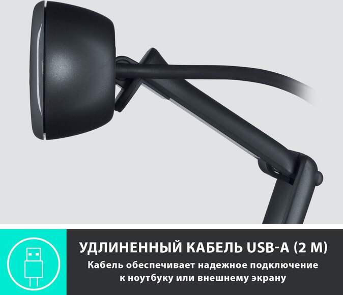 Web-камера LOGITECH C505,  черный [960-001364]
