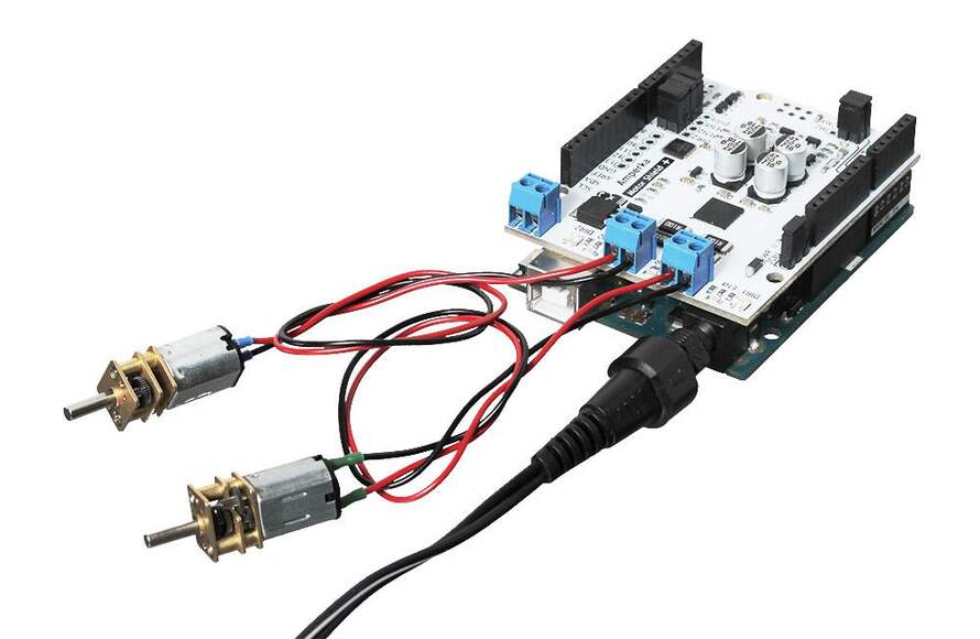 Модуль для электронного конструктора Motor Shield Plus