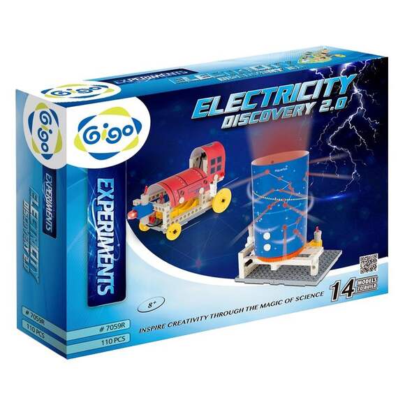 Научно-познавательный конструктор ELECTRICITY DISCOVERY 2.0/ Электрическая энергия 2.0, 8+