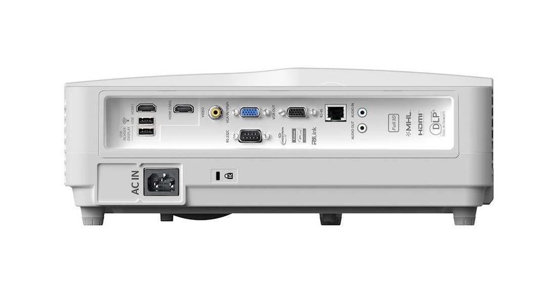 Проектор Optoma [W340UST] DLP,WXGA(1280*800),4000 ANSI Lm,22000:1,TR 0,27:1;Ультракороткофокусный;HD