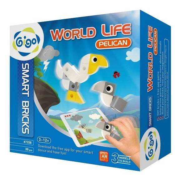 Набор для конструирования WORLD LIFE - PELICAN / Животный мир - Пеликан, 3+