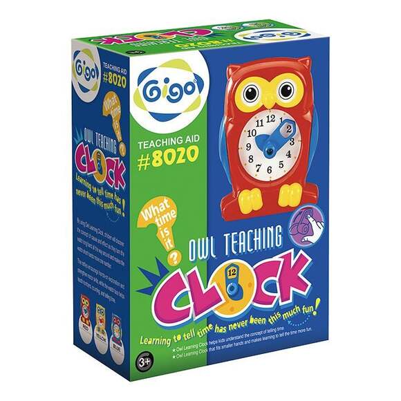 Обучающий набор OWL TEACHING CLOCK / Часы Сова  , 3+