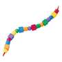 Обучающий набор PLASTIC BEADS / Шнуровка - Пластиковые бусы , 3+