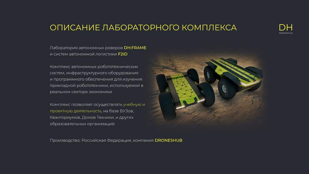 ЛАБОРАТОРИЯ АВТОНОМНЫХ СИСТЕМ DH:FRAME / F2I