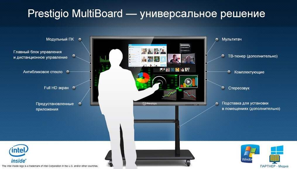 MClass: Управляющая лицензия АРМ "Преподаватель". Поддержка платформ: Windows, Android, IOS
