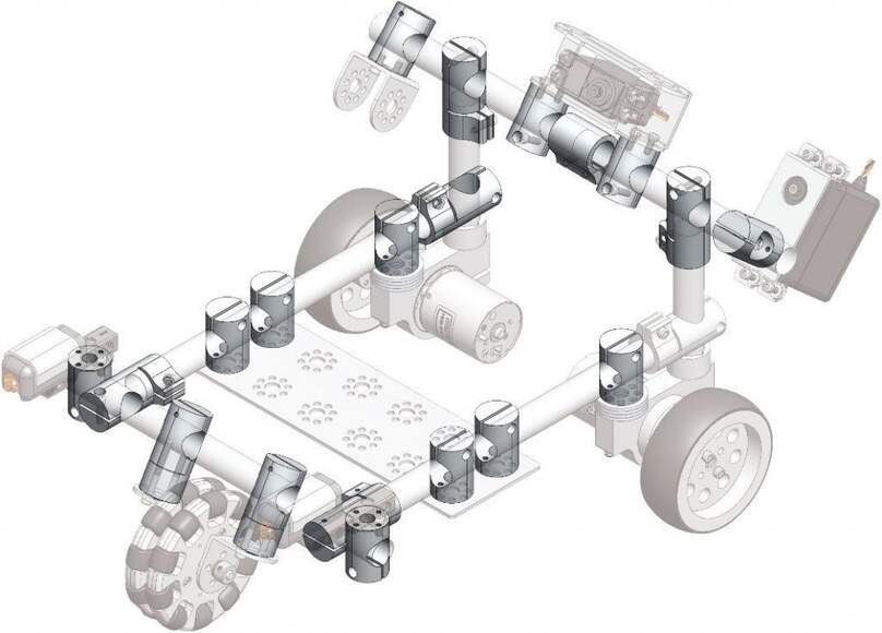 Трубы 145 мм TETRIX MAX (2 шт в упаковке)