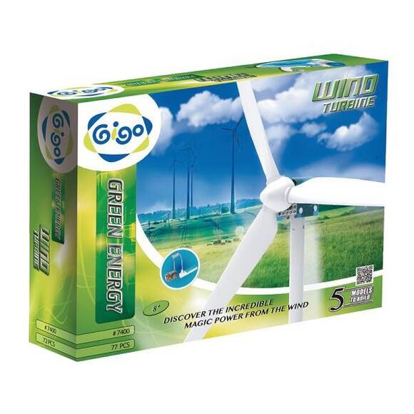 Научно-познавательный конструктор WIND TURBINE / Энергия ветра, 8+