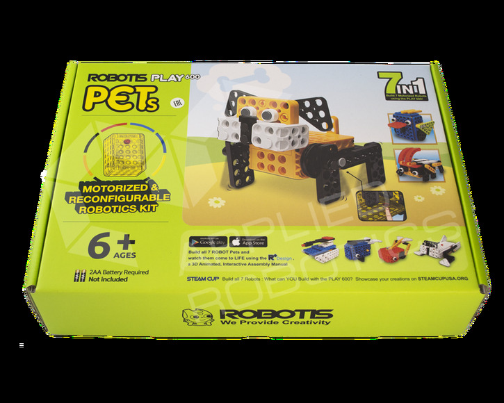 Образовательный робототехнический набор ROBOTIS PLAY 600 PETs