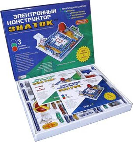 Электронный конструктор ЗНАТОК "999 схем+Школа"/10шт