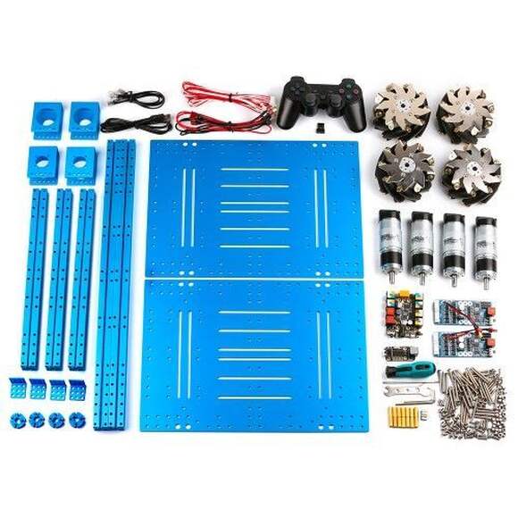 Платформа на всенаправленных колёсах Mecanum Wheel Robot Kit with Orion and Handle / Makeblock
