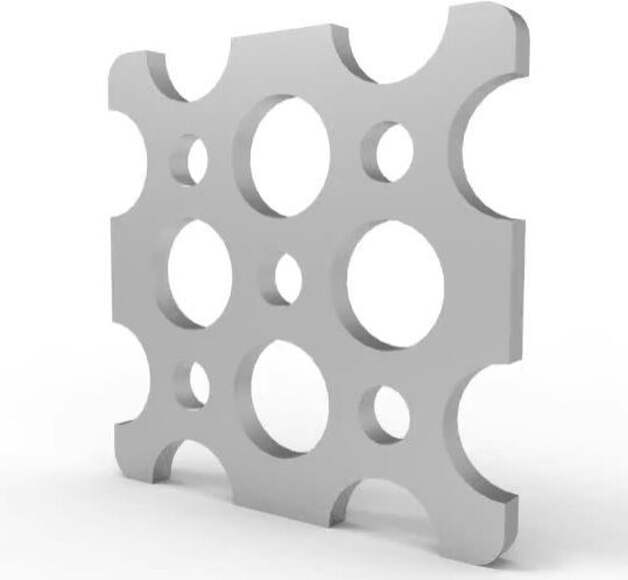 Пластина с отверстиями 2 x 2 TETRIX PRIME (2 шт в упаковке)