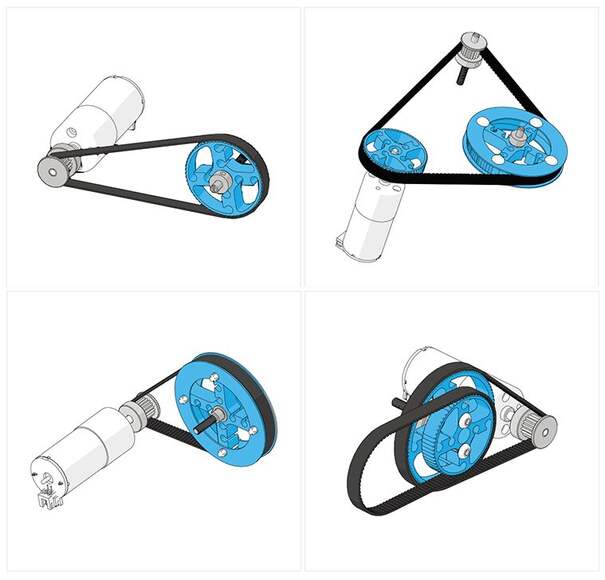 Ресурсный набор Timing Belt Motion Pack-Blue