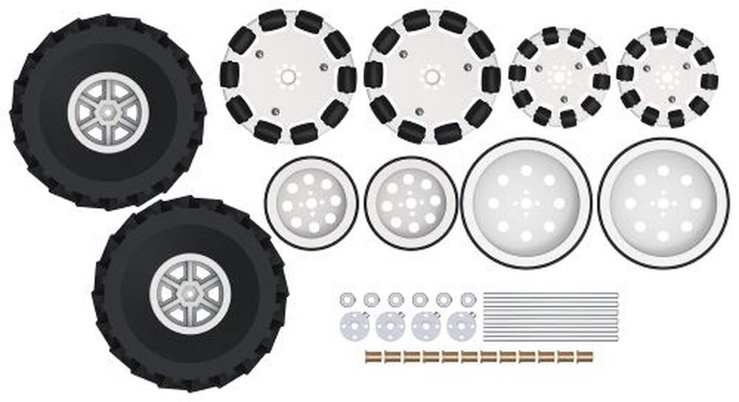 43003 Комплект колес TETRIX MAX