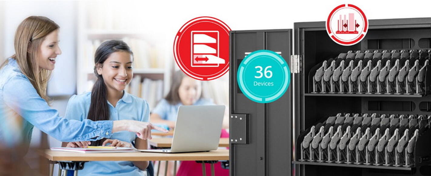 Сейф-тележка AVer C36i+ для зарядки планшетов/ноутбуков