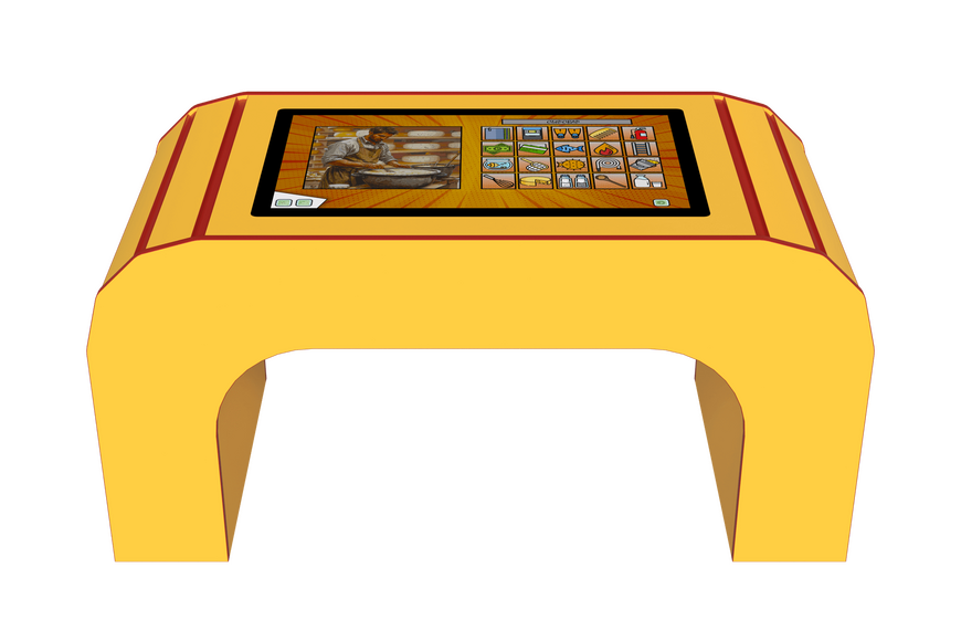 Интерактивный развивающий стол «AVKompleks Мulti 7 Зебрано»