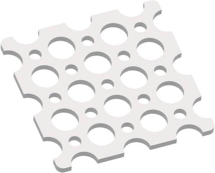 Пластина с отверстиями 3 x 3 TETRIX PRIME (2 шт в упаковке)