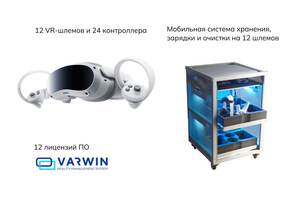 Комплект для класса виртуальной реальности VR12/4EVST256