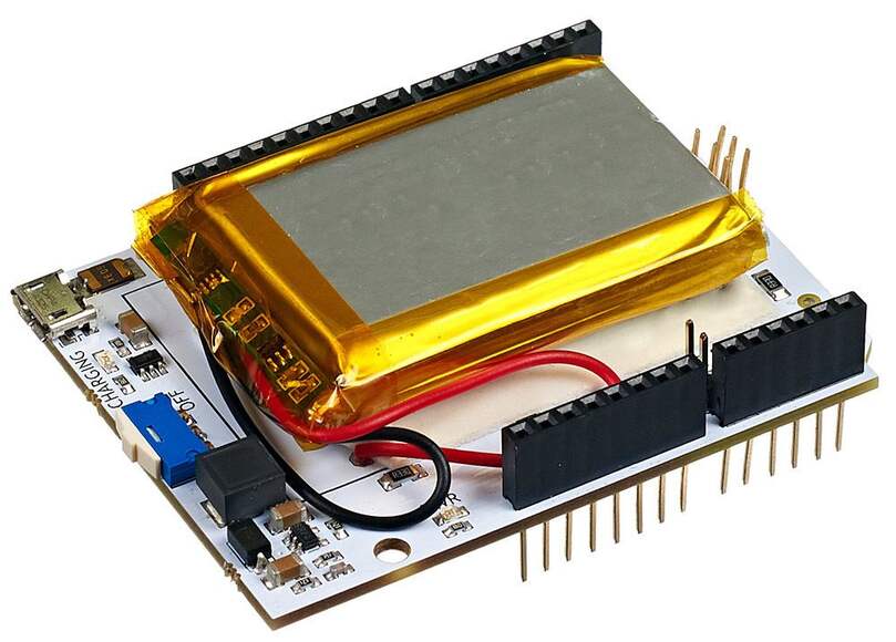 Модуль для электронного конструктора Power Shield (Li-Ion, 2000 мА·ч)