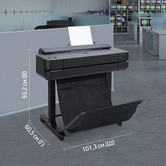 Плоттер HP Designjet T630,  24" [5hb09a]